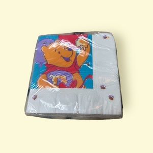 Vintage In Package Disneys Winnie The Pooh Party Decor Paper Napkins 16 Count